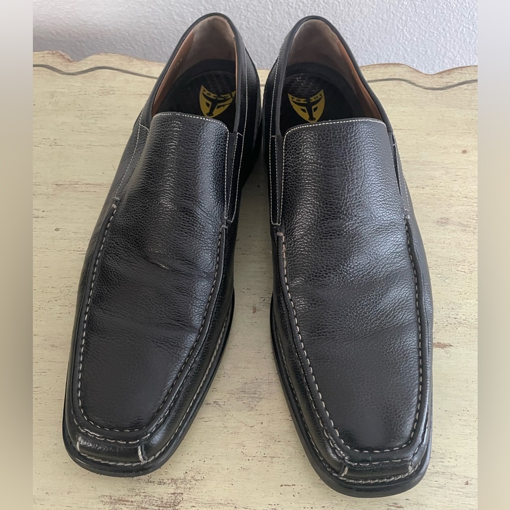 MICHAEL TOSCHI Made in Italy Double‎ Gore Carbonlite Loafers Black Size 12 $695